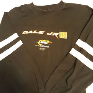 Vtg Dale Earnhardt Jr Long Sleeve Black T-shirt L NASCAR Chase Authentics #88